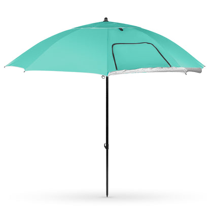 Parasol/parawan plażowy 2w1 xxl 240 cm zielony NC17114 Nils