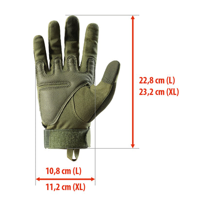 Rękawice taktyczne zielone xl NC1798 Nils Camp