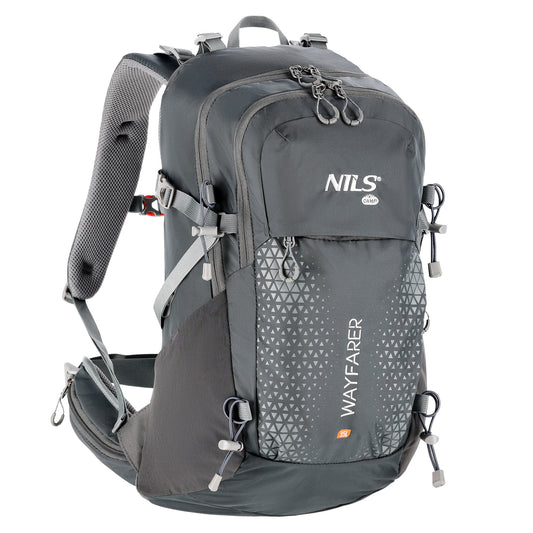 Plecak turystyczny szary wayfarer 35l NC1925 Nils Camp