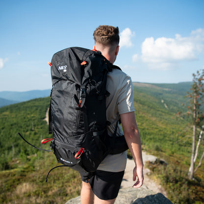 Plecak turystyczny czarny nordkapp 65l NC1992 Nils Camp