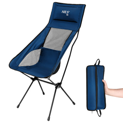 Krzesło składane ultralight granatowe NC3322 Nils Camp