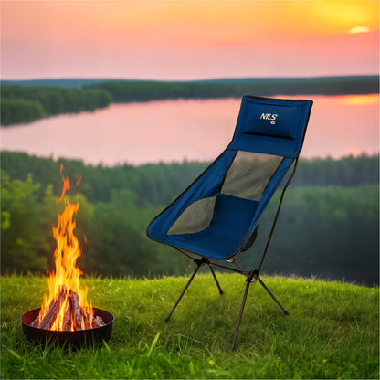 Krzesło składane ultralight granatowe NC3322 Nils Camp