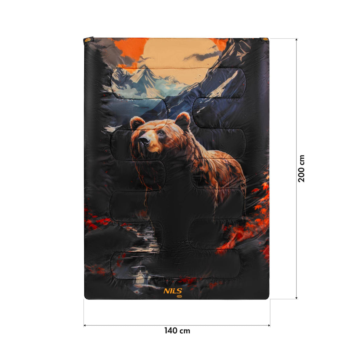 Śpiwór 3w1 dwuosobowy bear NC3601 Nils Camp