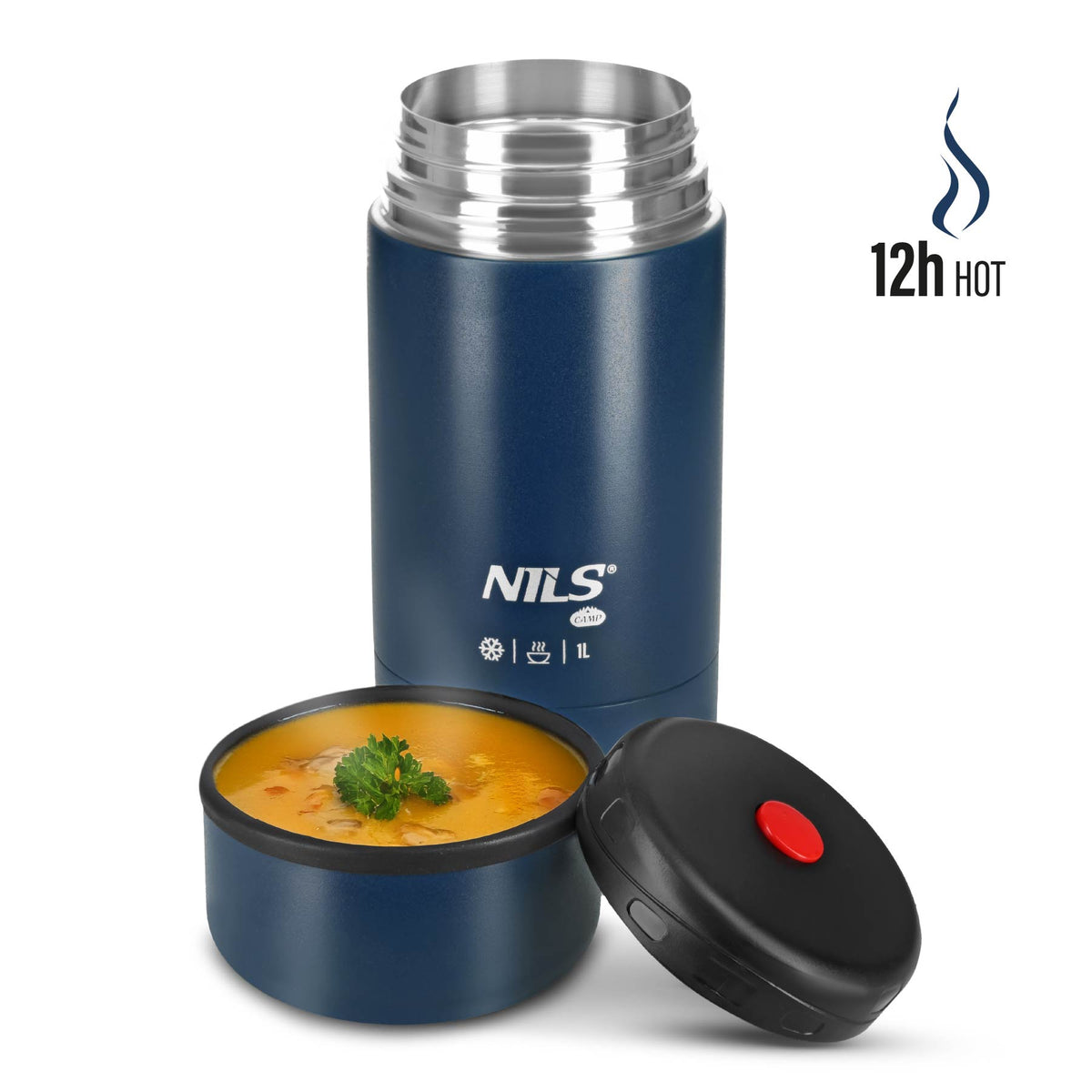 Termos obiadowy 1000ml niebieski NC3802 Nils Camp