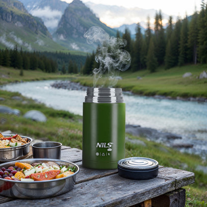 Termos obiadowy 1000ml zielony NC3802 Nils Camp