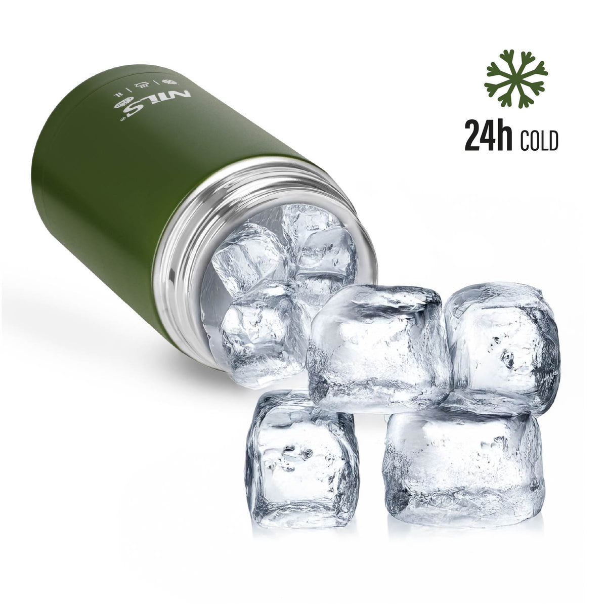 Termos obiadowy 1000ml zielony NC3802 Nils Camp