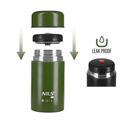 Termos obiadowy 1000ml zielony NC3802 Nils Camp