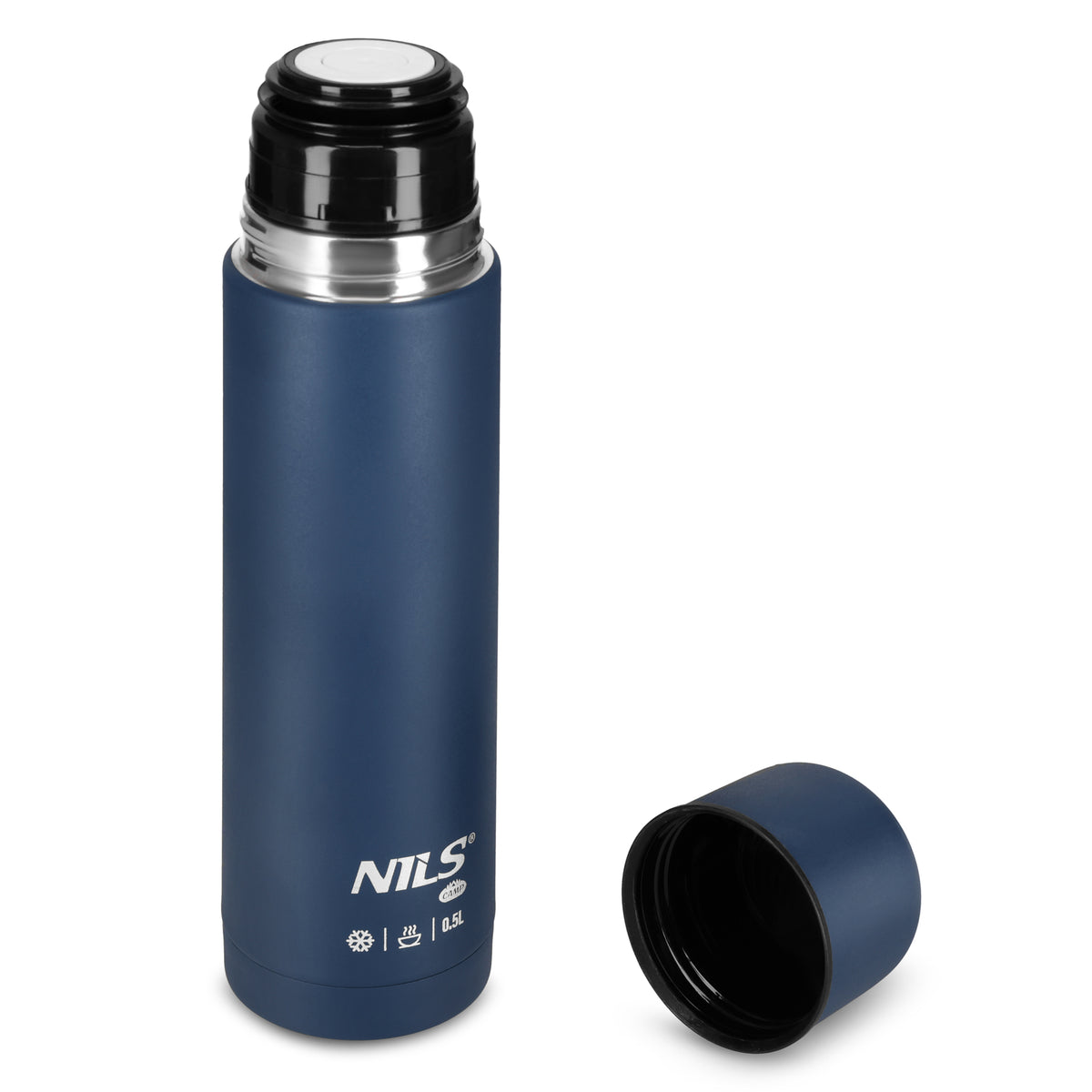Termos turystyczny 500 ml niebieski NC3803 Nils Camp