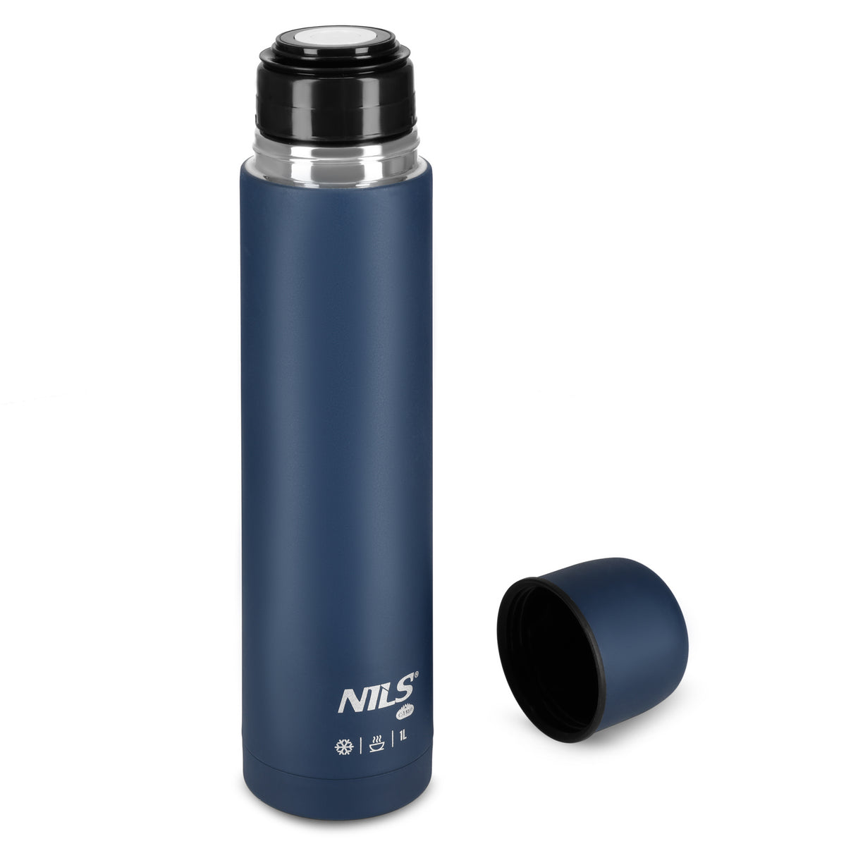 Termos turystyczny 1000 ml niebieski NC3804 Nils Camp