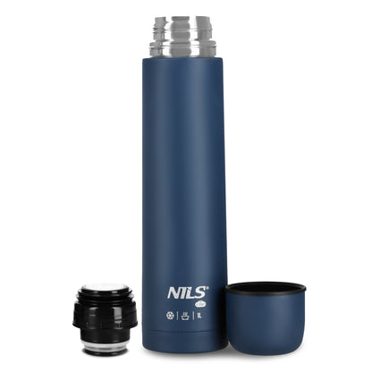 Termos turystyczny 1000 ml niebieski NC3804 Nils Camp
