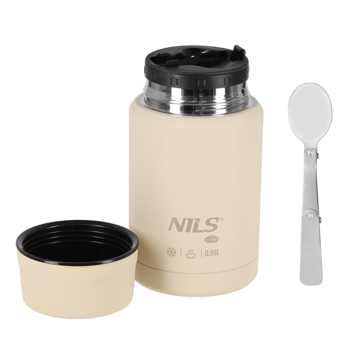 Termos obiadowy 550ml beżowy NC3807 Nils Camp