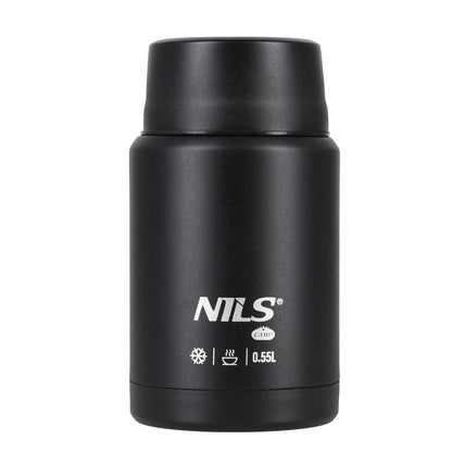 Termos obiadowy 550ml czarny NC3807 Nils Camp