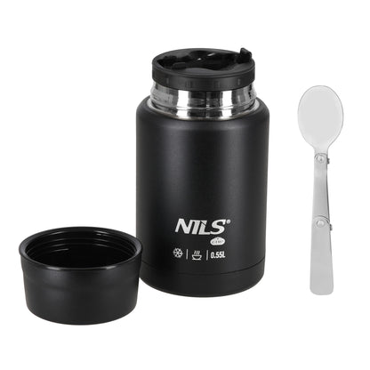 Termos obiadowy 550ml czarny NC3807 Nils Camp