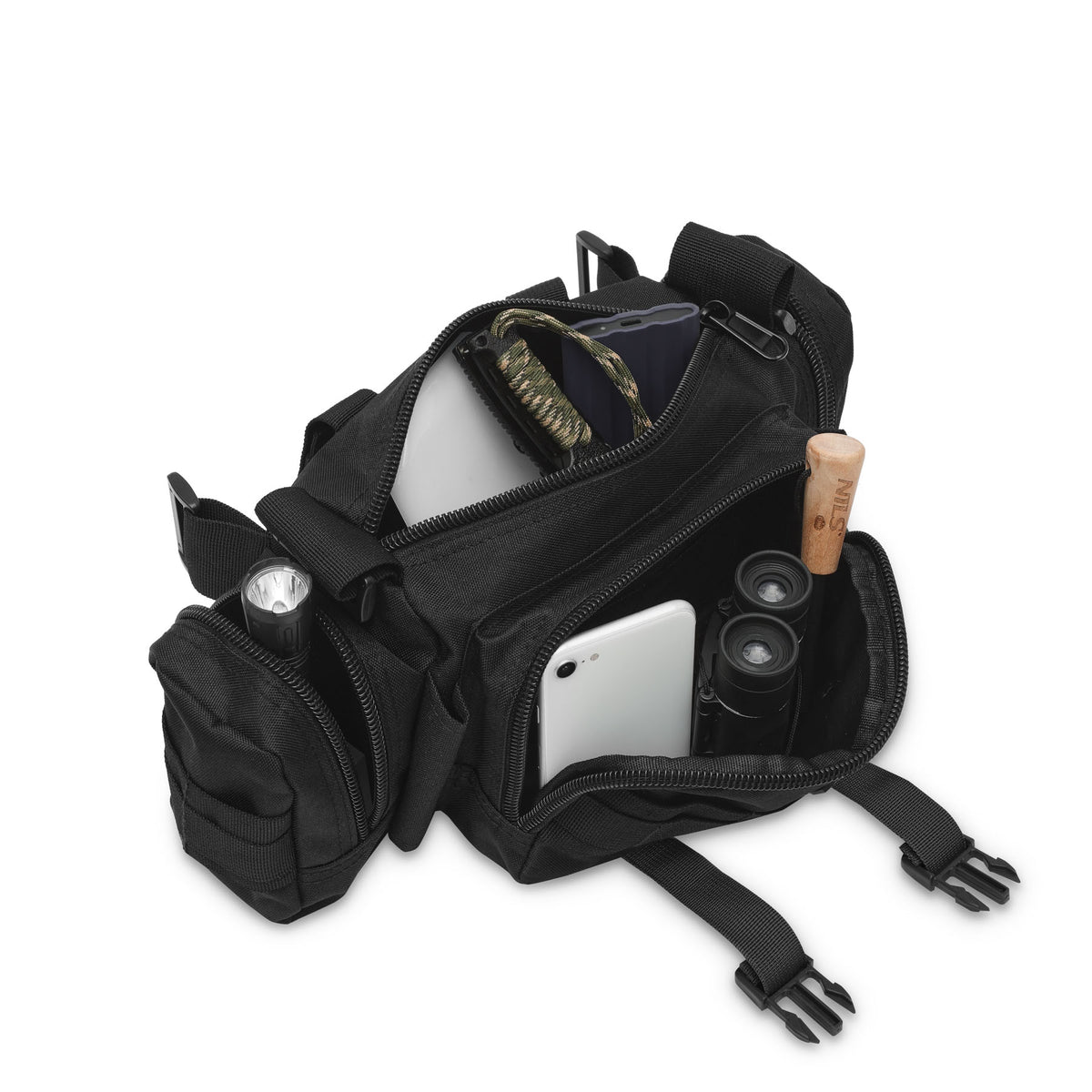 Torba biodrowa czarna xl NC3907 Nils Camp