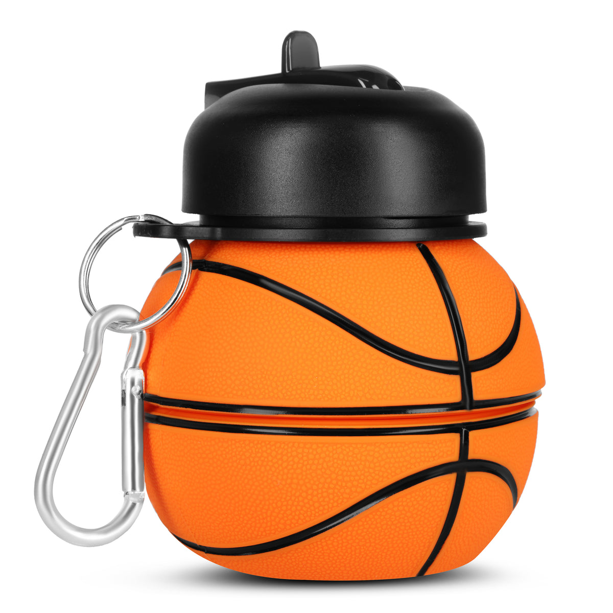 Butelka sportowa składana 550ml basketball NC4104 Nils