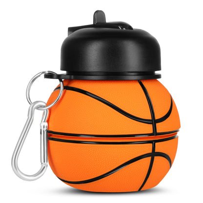 Butelka sportowa składana 550ml basketball NC4104 Nils