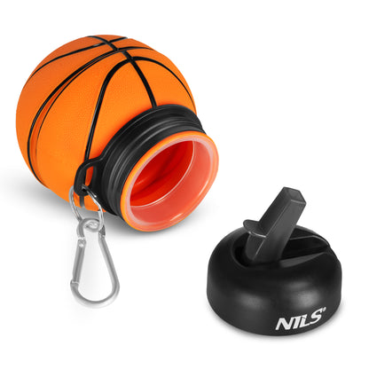 Butelka sportowa składana 550ml basketball NC4104 Nils