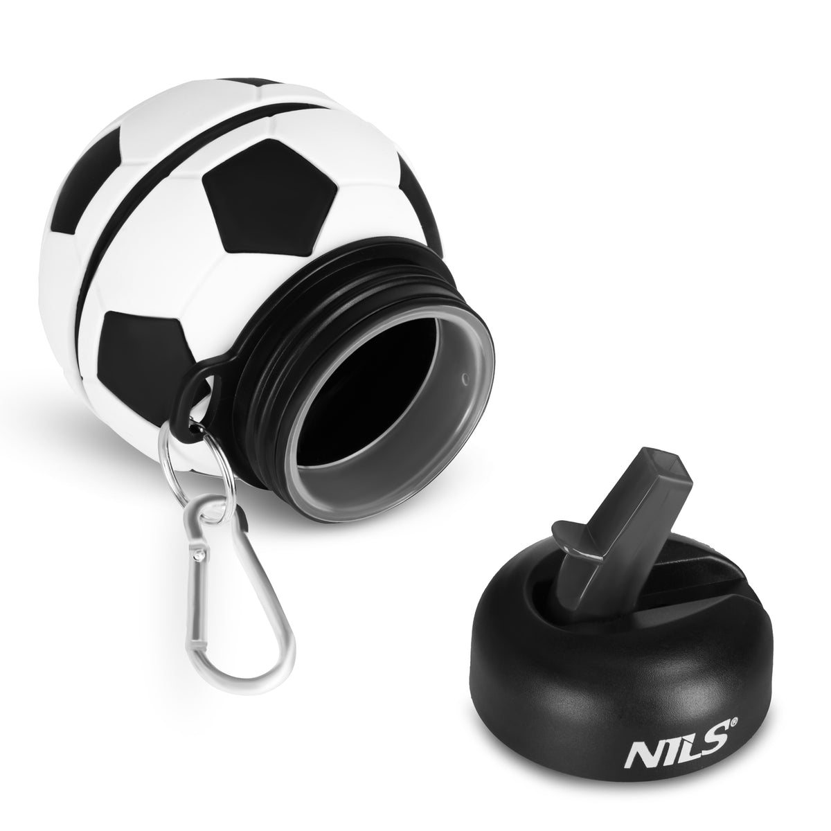 Butelka sportowa składana 550ml football NC4104 Nils