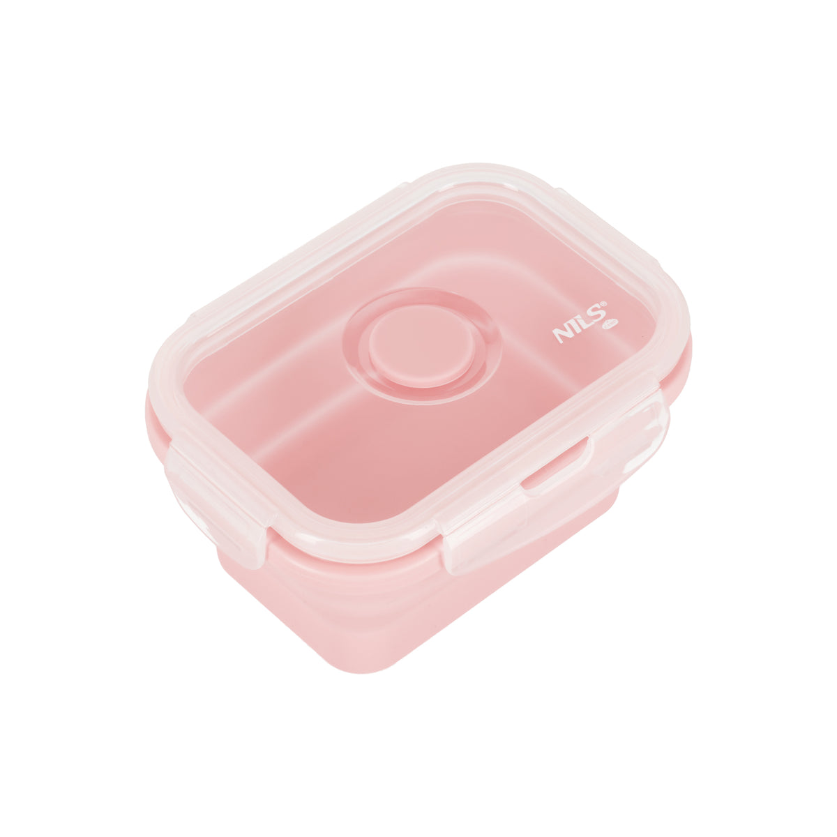 Pojemnik/lunch box składany różowy 355ml NC4105 Nils Camp