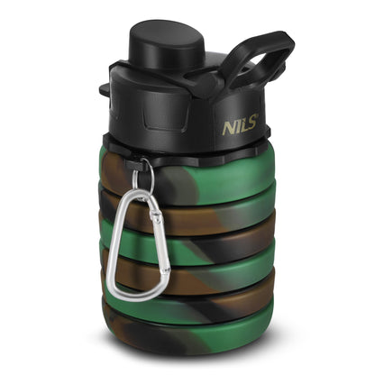 Bidon silikonowy składany 500ml zielony NC4106 Nils