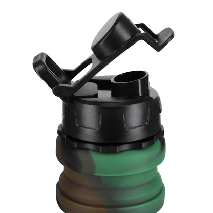 Bidon silikonowy składany 500ml zielony NC4106 Nils