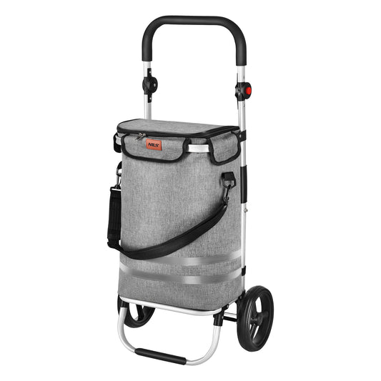 Wózek na zakupy składany premium 45l szary nils NC4305 Nils Camp
