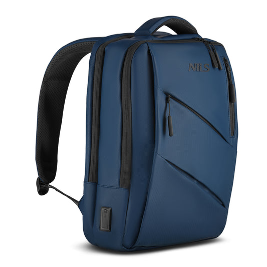 Plecak na laptop z usb niebieski nils NC4502 Nils Camp