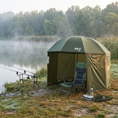 Parasol wędkarski z boczną osłoną NC4702 Nils Camp