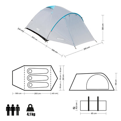 Namiot kempingowy rocker NC6013 Nils Camp