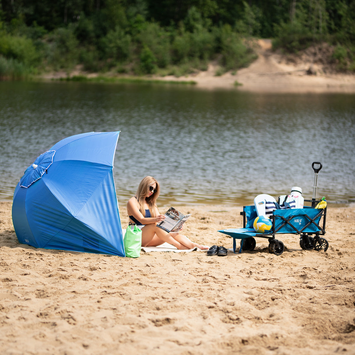 Parasol plażowy xl 220 cm camp NC7822 Nils