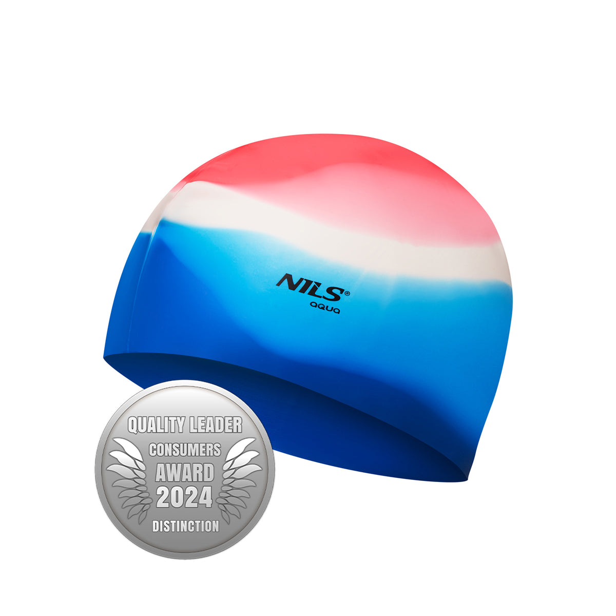 Nqc multikolor m03 czepek silikonowy Nils Aqua