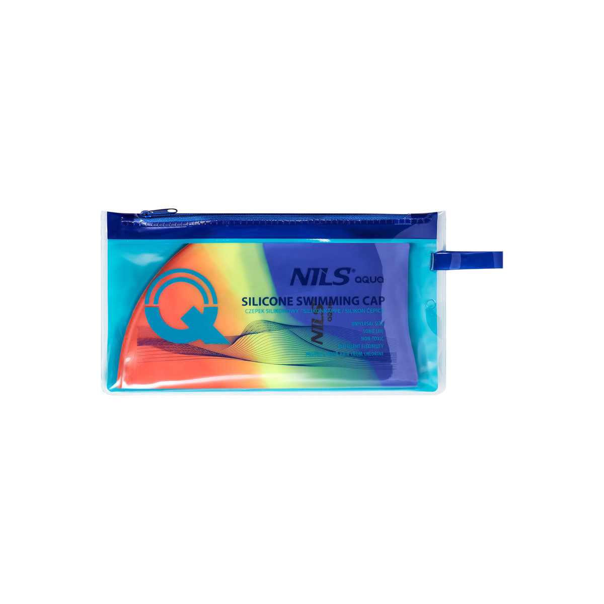 Nqc multikolor m04 czepek silikonowy Nils Aqua