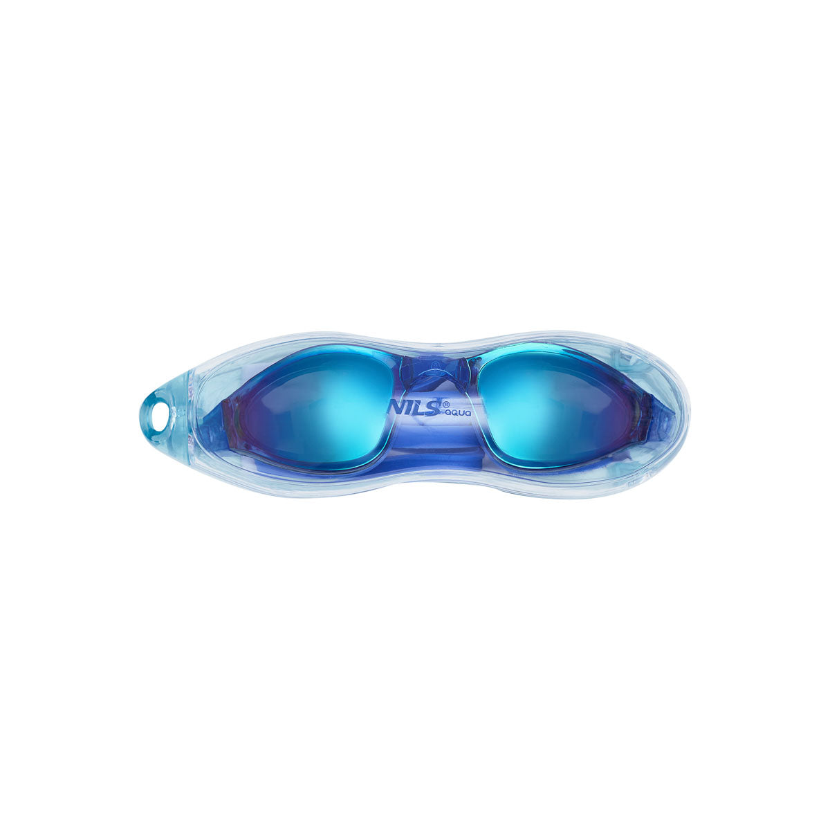 Niebieski/ rainbow okularki NQG180MAF Nils Aqua