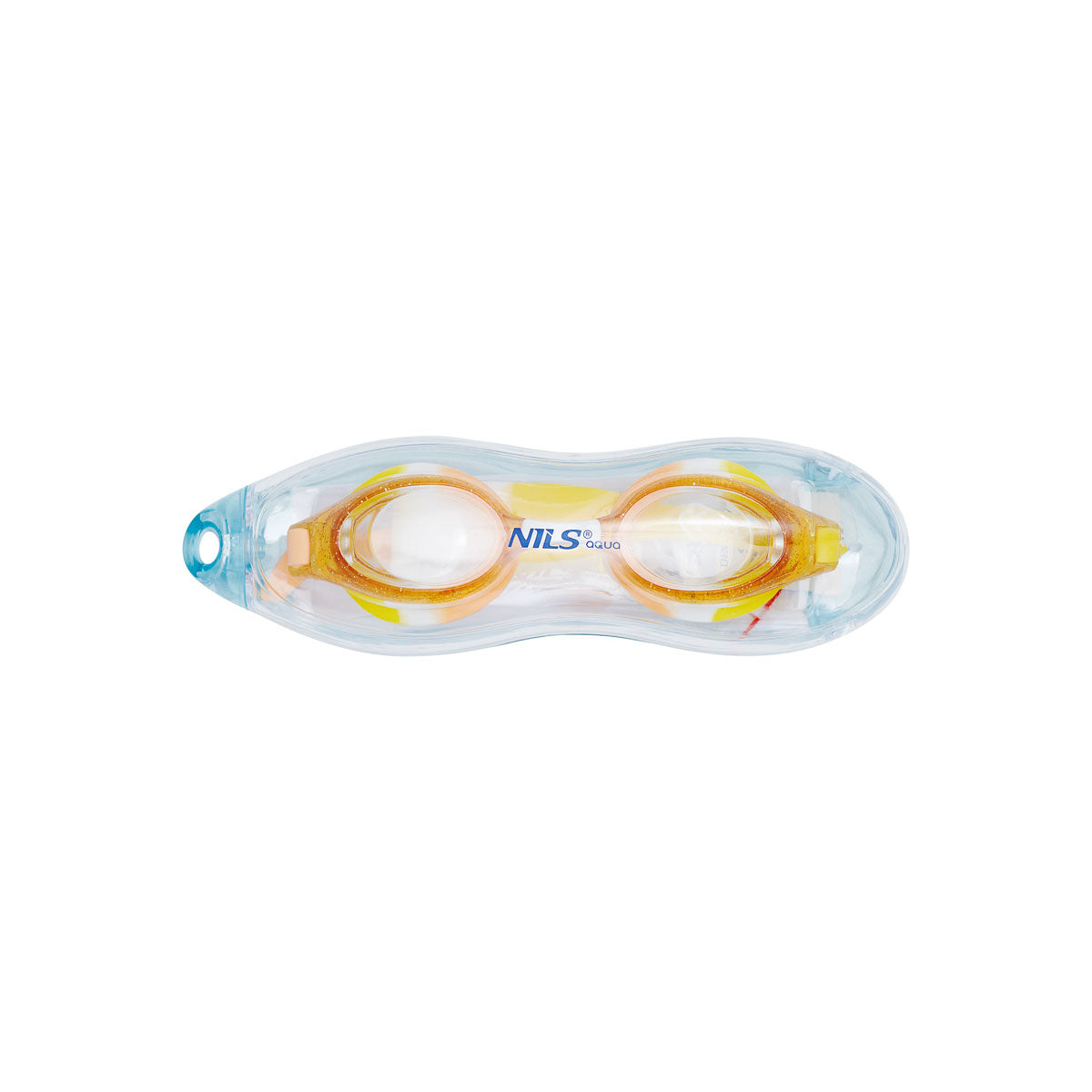 Żółty junior okularki NQG870AF Nils Aqua