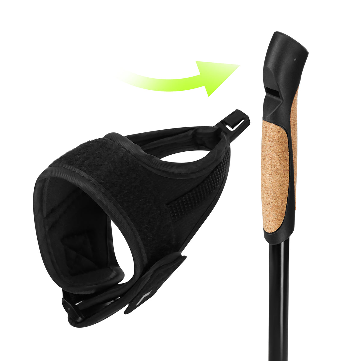 Kije nordic walking aluminium NW8611 Nils