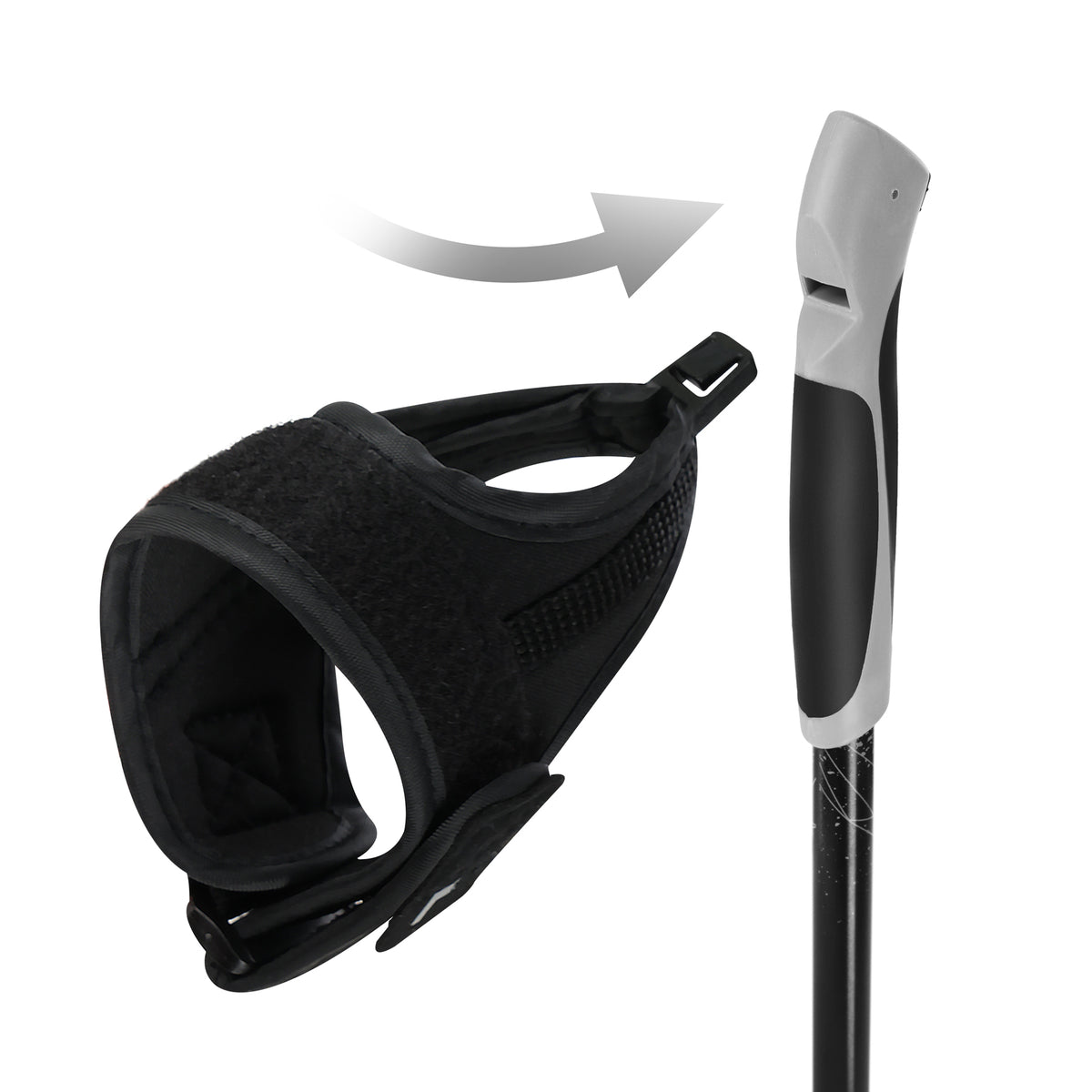 Kije nordic walking aluminium NW8612 Nils