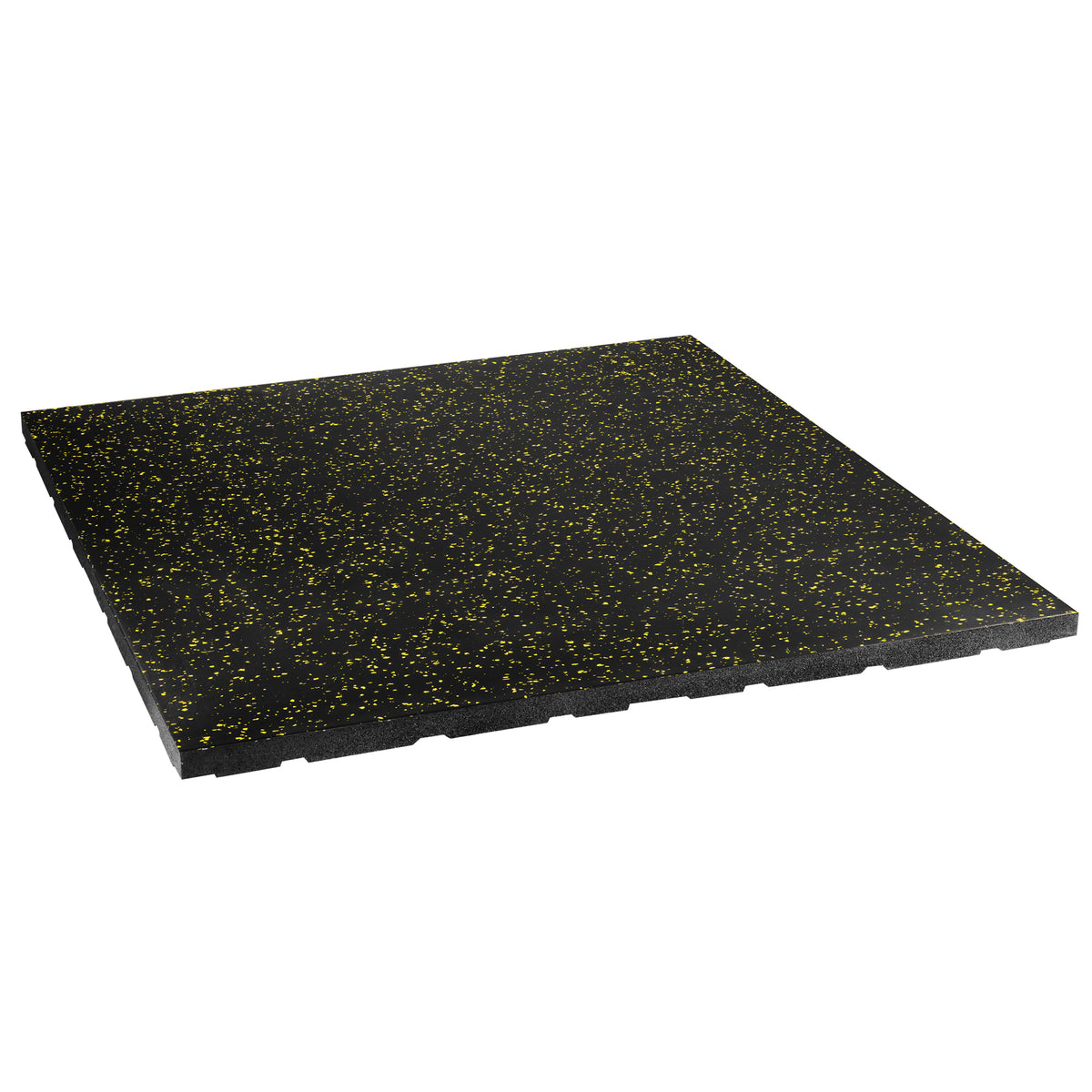 Podłoga gumowa pod sprzęt fitness z wypustkami black/yellow ii gatunek POS35 Inny