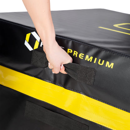 Skrzynie plyometryczne soft zestaw premium PYBS01 Hms