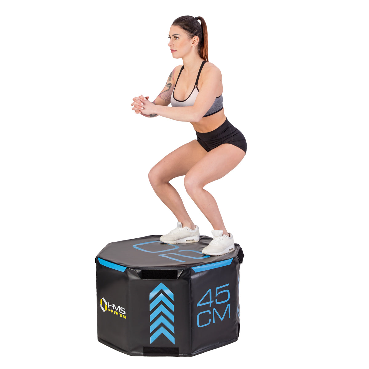 Skrzynie plyometryczne octagon soft zestaw premium PYOBS01 Hms