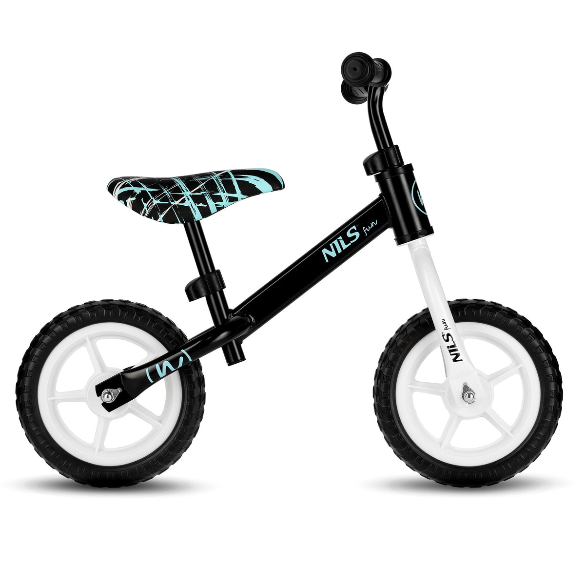 Rowerek biegowy czarny koła 10'' RB134 Nils Fun