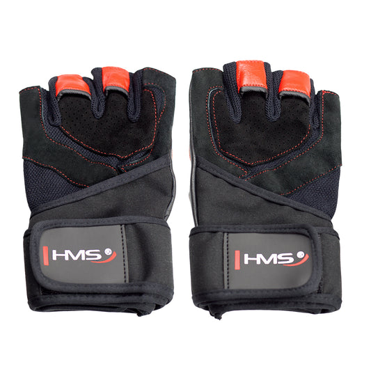Black/red rozm. s rękawice na siłownię RST01 Hms
