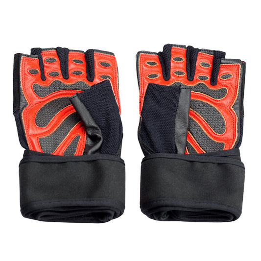 Black/red rozm. s rękawice na siłownię RST01 Hms