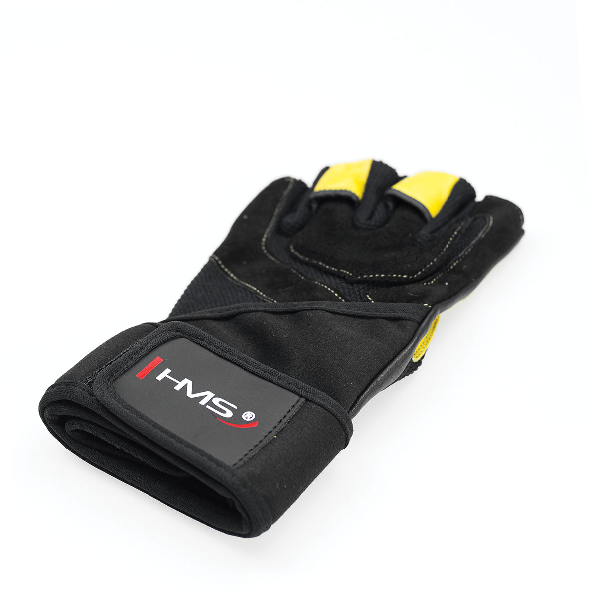 Black/yellow rozm. m rękawice na siłownię RST01 Hms
