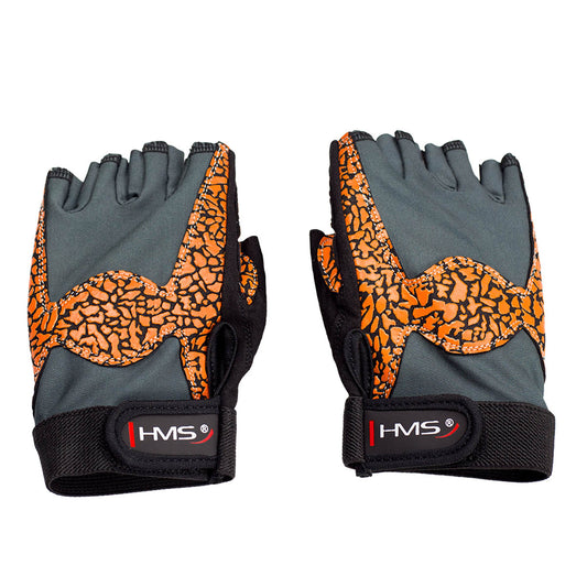 Orange/gray rozm. s rękawice na siłownię RST03 Hms