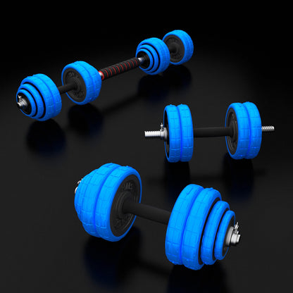 Bar sztangielki regulowane gumowane 30kg SGG30 Hms
