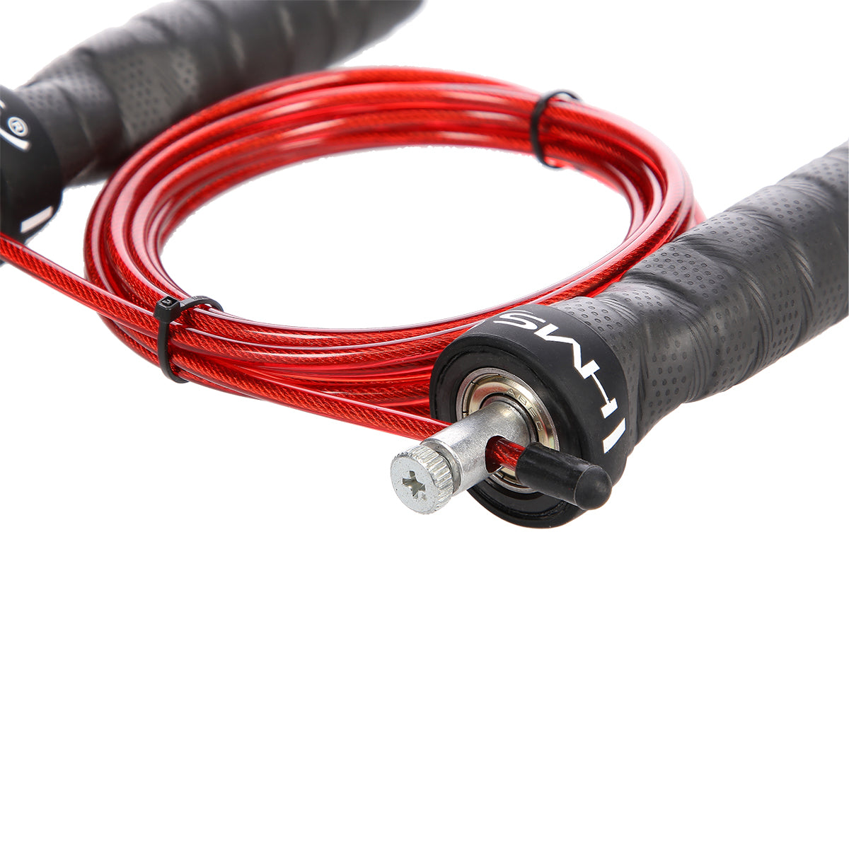 Black/red skakanka z owijką SK48 Hms