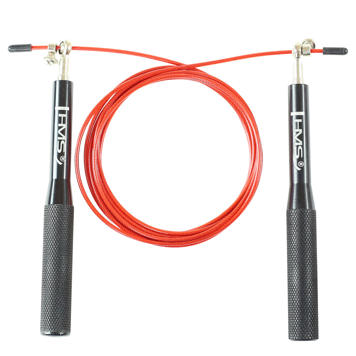 Red/black aluminiowa szybka skakanka SK52 Hms