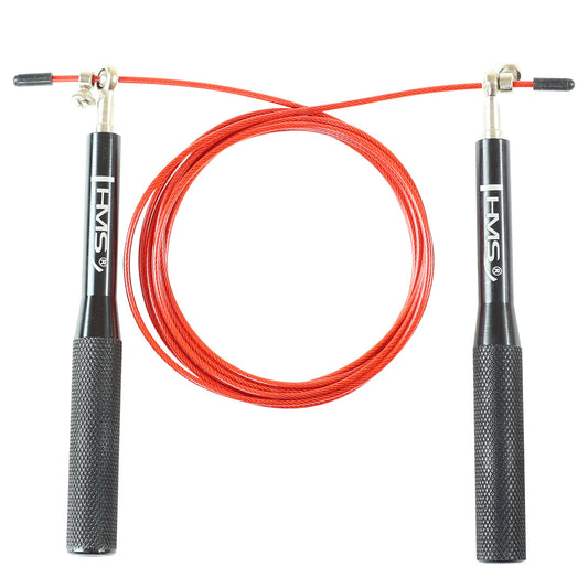 Red/black aluminiowa szybka skakanka SK52 Hms