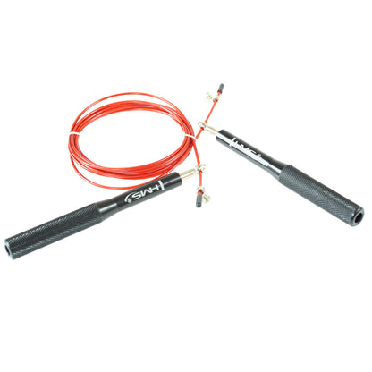 Red/black aluminiowa szybka skakanka SK52 Hms