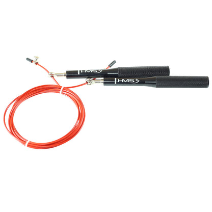 Red/black aluminiowa szybka skakanka SK52 Hms